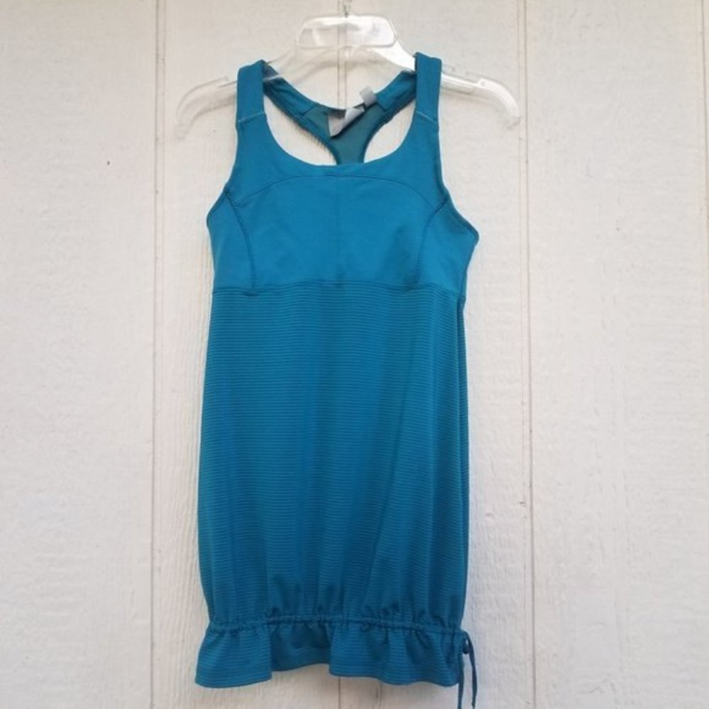 Athleta teal workout tank size xxs